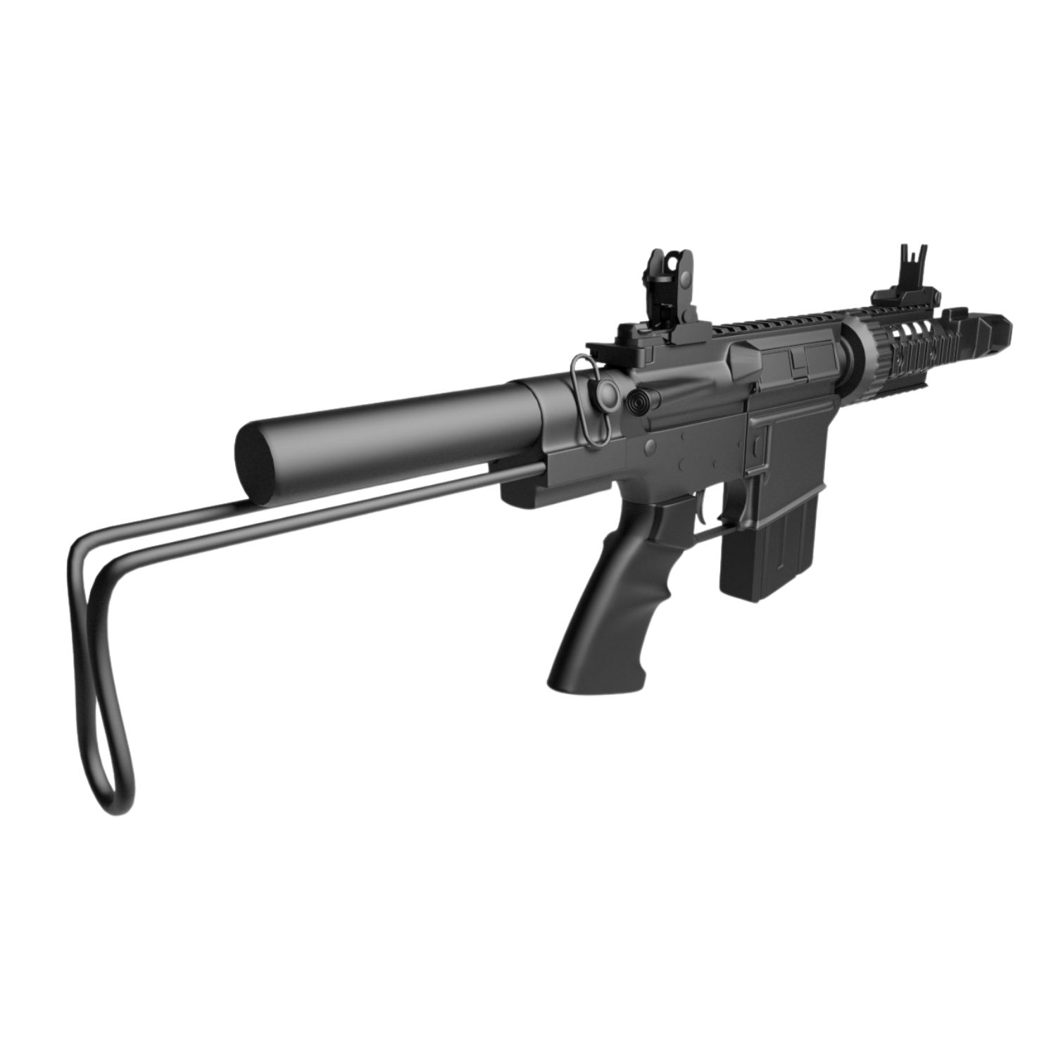 JG M4 Tank CQB AEG Airsoft Tüfek - Görsel 6