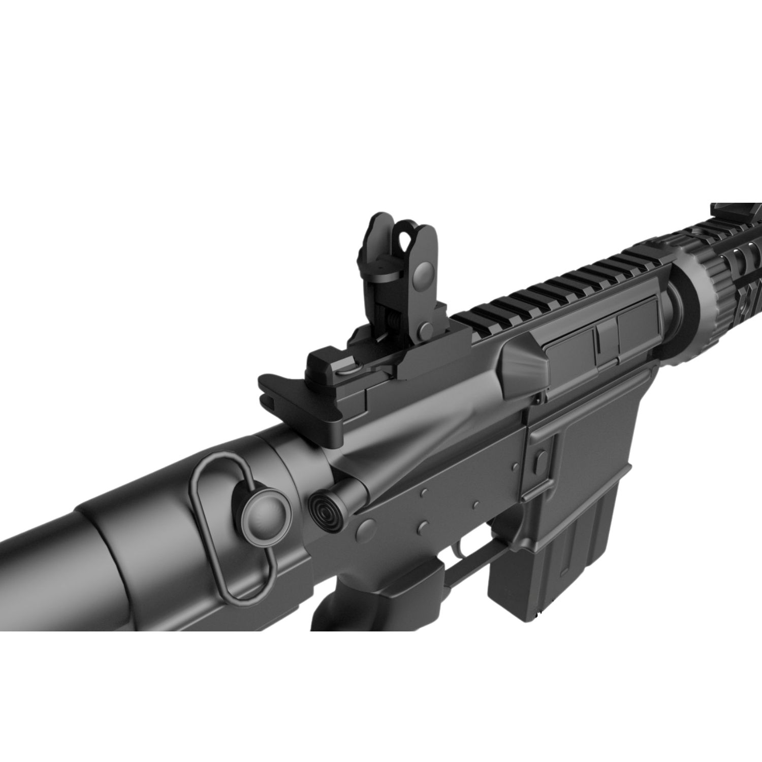 JG M4 Tank CQB AEG Airsoft Tüfek - Görsel 8