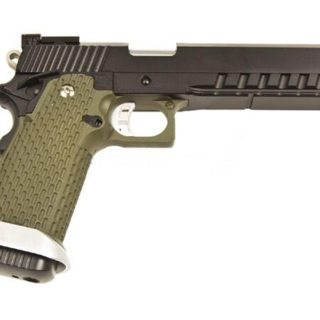 KJW KP-06 Hi-Capa Full Metal Haki Yeşil GBB Airsoft Tabanca