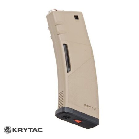 KRYTAC 150BB M4/AR15 Platform Çöl Rengi FDE Mid-Cap AEG Airsoft Tüfek Şarjörü
