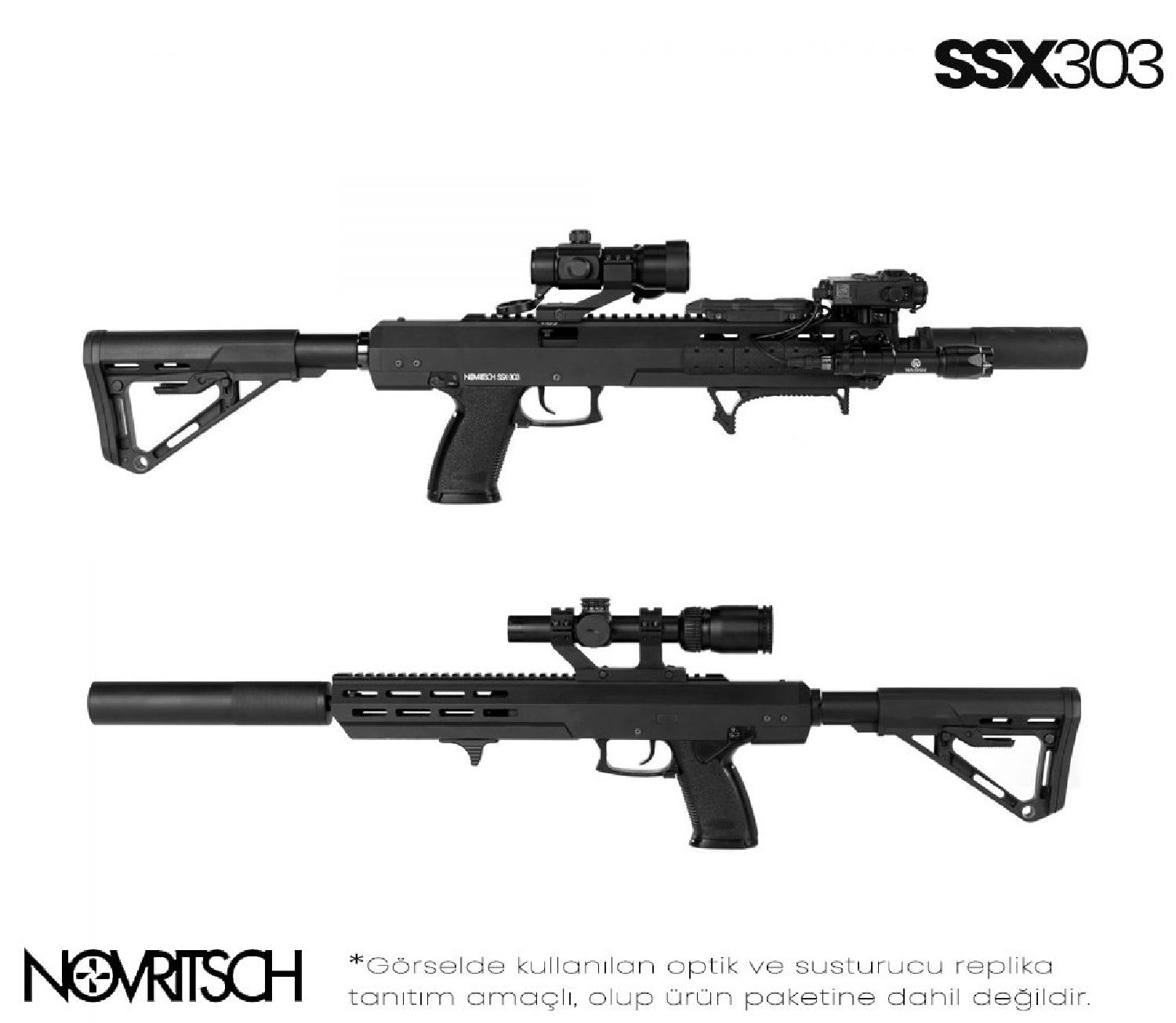 Novritsch SSX303 Sessiz GAS NBB Airsoft Tüfek - Görsel 3