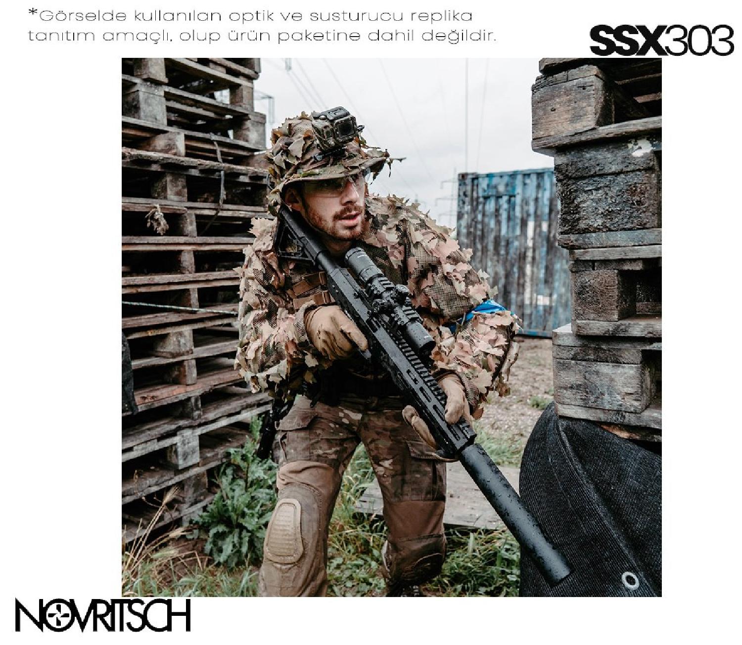 Novritsch SSX303 Sessiz GAS NBB Airsoft Tüfek - Görsel 7