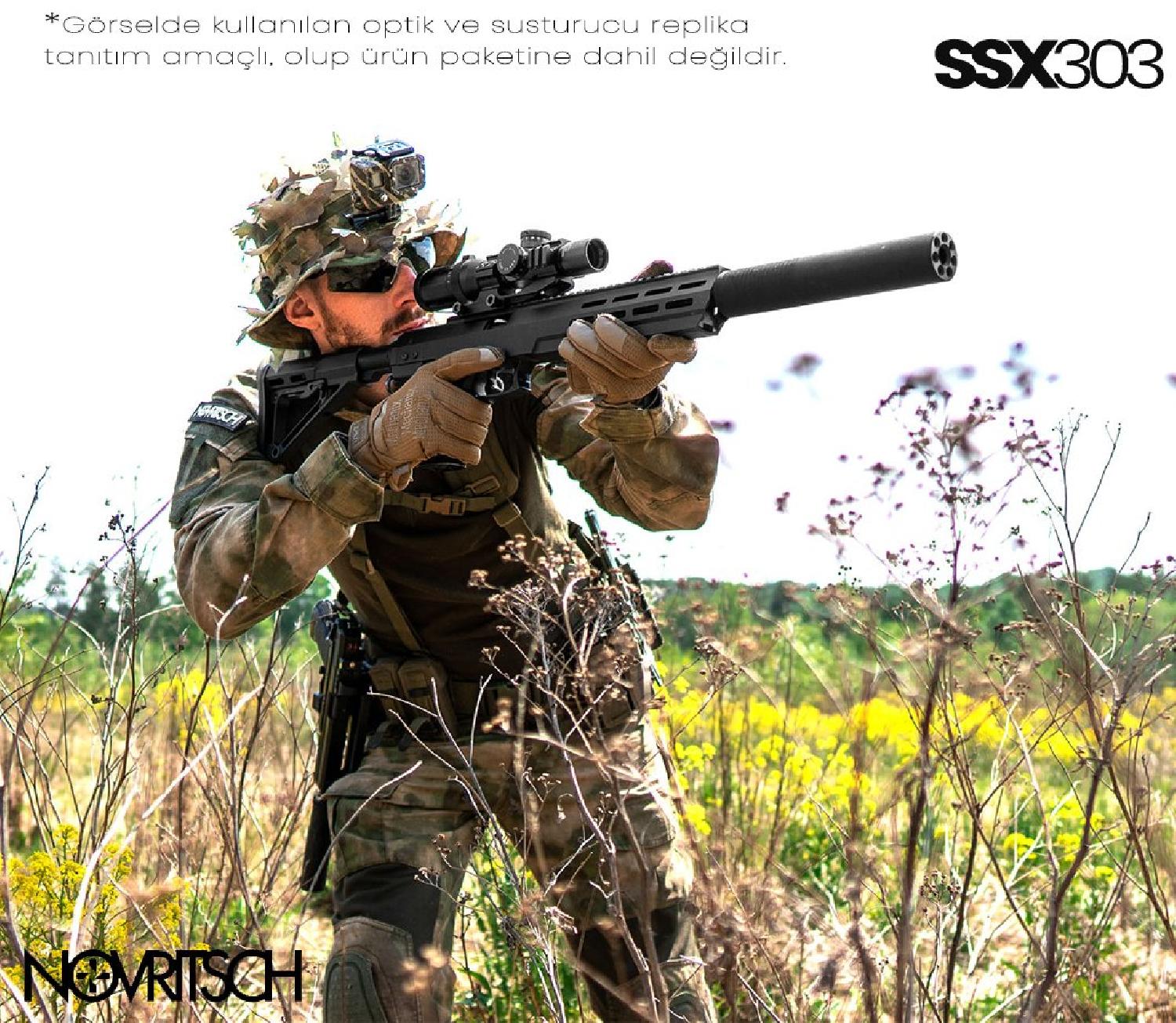 Novritsch SSX303 Sessiz GAS NBB Airsoft Tüfek - Görsel 8