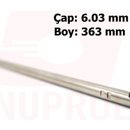 NUPROL Paslanmaz Çelik Airsoft İç Namlu Inner Barrel 363mm 6.03mm