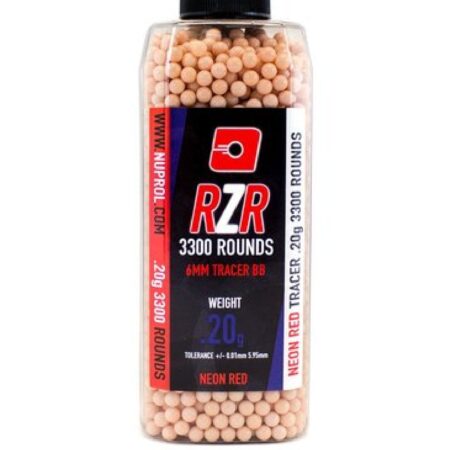 NUPROL RZR 0.20g Red Airsoft Tracer BB 3300adet