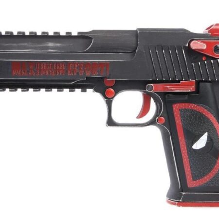 WE Deadpool x Magnum Research Inc. Desert Eagle 50AE Rail GBB Airsoft Tabanca