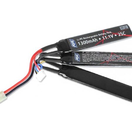 ASG 11.1v 1300mAh 25C Gen2 Üç Yaprak Mini Tamiya Li-Po Pil