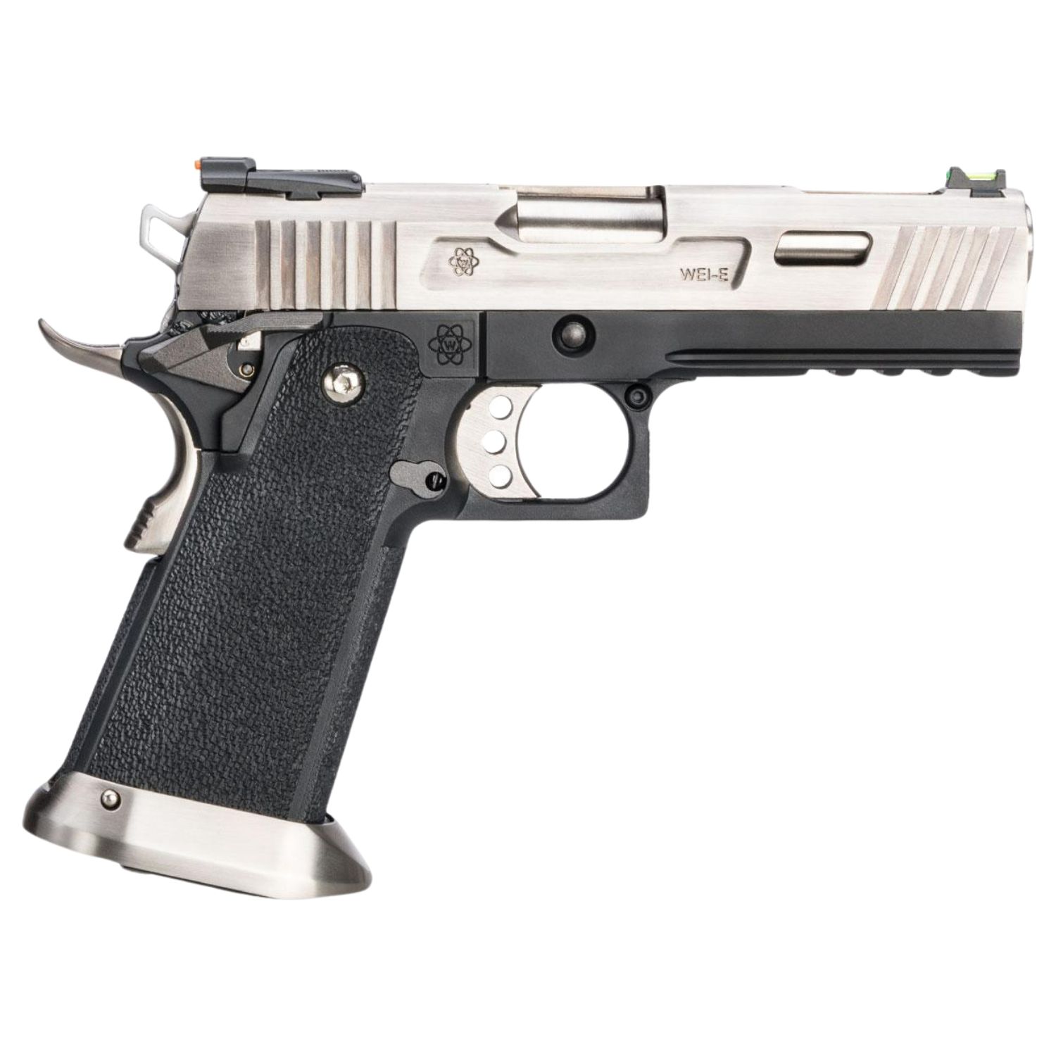 WE Hi-Capa Allosaurus 4.3" Silver GBB Airsoft Tabanca