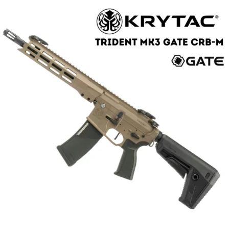 KRYTAC Trident MK3 GATE CRB-M (M-Lok) FDE Tan AEG Airsoft Tüfek