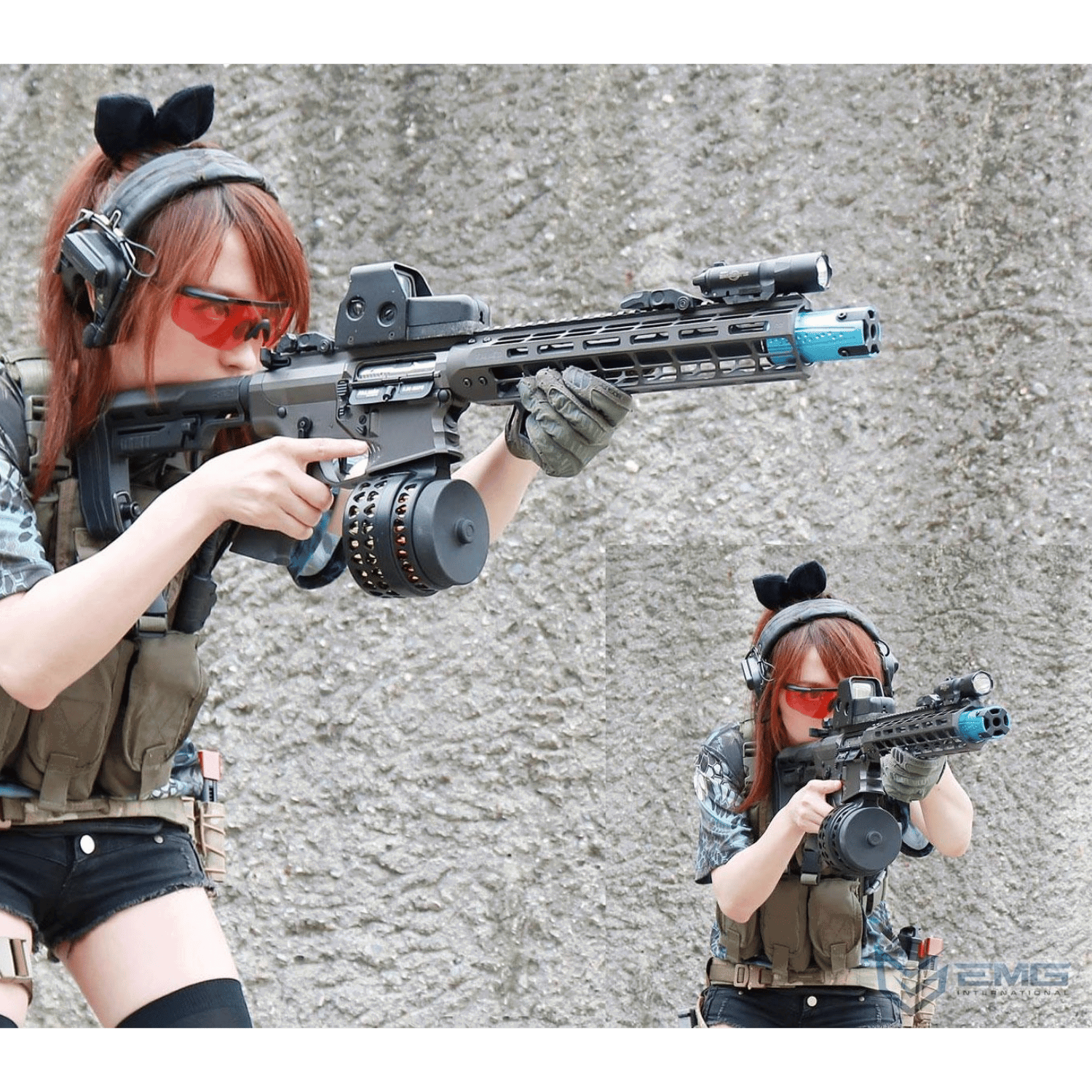 EMG Falkor Blitz SBR GREY AR15 Airsoft AEG Tüfek SilverEdge2.0 - Görsel 2