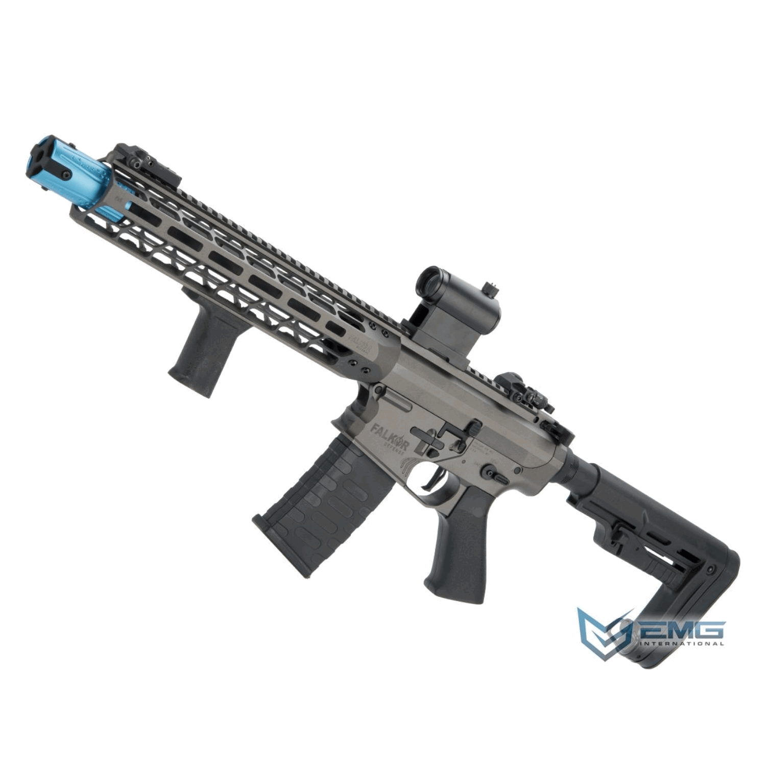 EMG Falkor Blitz SBR GREY AR15 Airsoft AEG Tüfek SilverEdge2.0