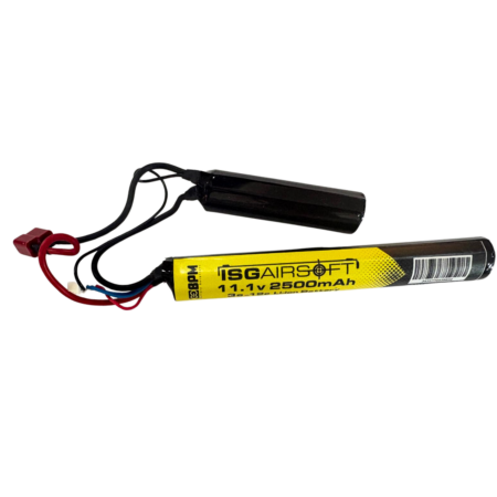 ISGAirsoft Li-ION Pil 11.1v 2500mAh 2 Yaprak T-Plug