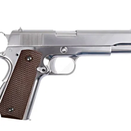 WE COLT 1911 Silver Kahve Kabza GBB Airsoft Tabanca