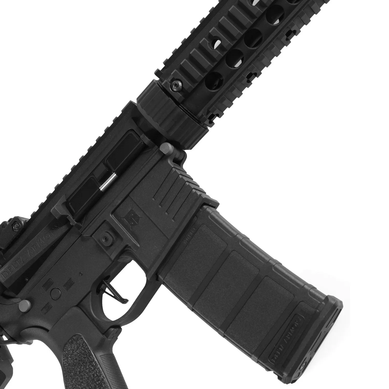 Delta Armory AR15 SilentOps 7" Charlie Siyah AEG Airsoft Tüfek / Pil Şarj Setli - Görsel 2