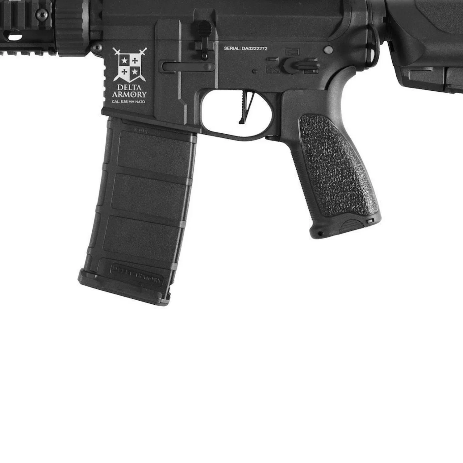 Delta Armory AR15 SilentOps 9" Charlie Siyah AEG Airsoft Tüfek / Pil Şarj Setli - Görsel 2