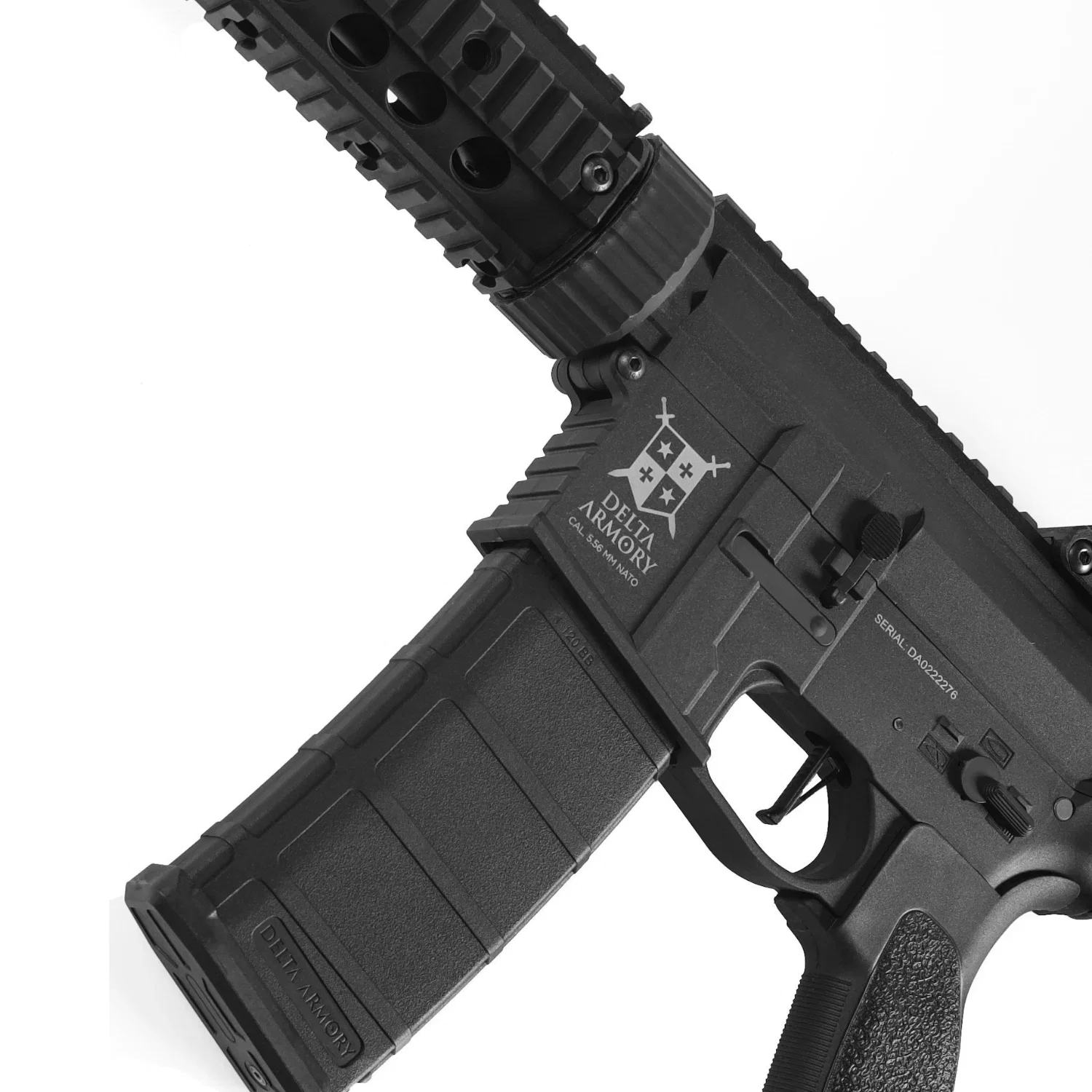 Delta Armory AR15 SilentOps 7" Charlie Siyah AEG Airsoft Tüfek / Pil Şarj Setli - Görsel 3