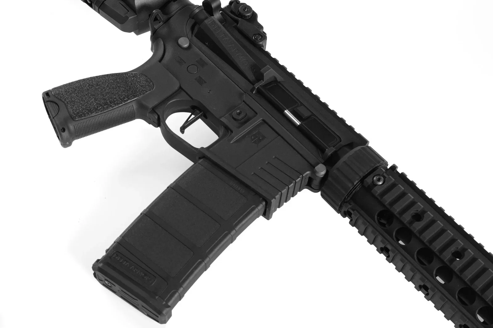 Delta Armory AR15 SilentOps 9" Charlie Siyah AEG Airsoft Tüfek / Pil Şarj Setli - Görsel 3