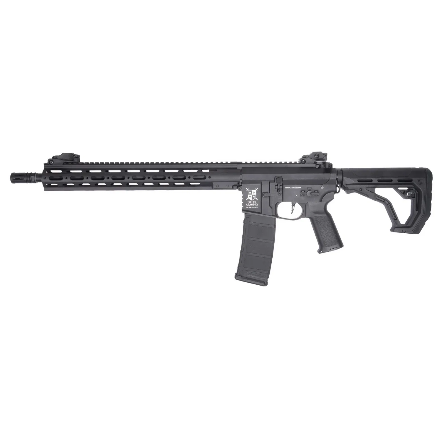 Delta Armory AR15 TEMPEST 2 Alpha Eagle Siyah AEG Airsoft Tüfek - Görsel 6