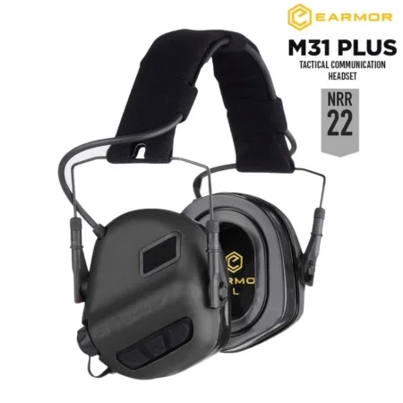 OPSMEN EARMOR M31 PLUS (Black) Siyah Elektronik Atış Kulaklığı