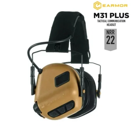 OPSMEN EARMOR M31 PLUS (Cayote Brown) Kahverengi Elektronik Atış Kulaklığı