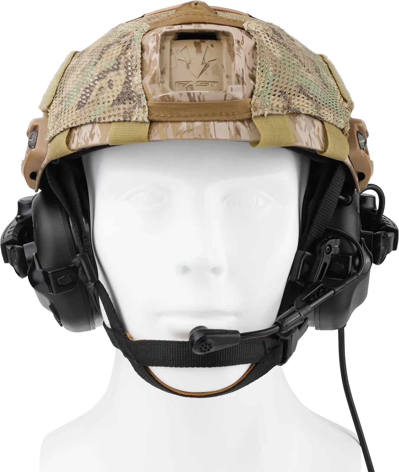 OPSMEN EARMOR M32X PLUS Kask Uyumlu Telsiz Girişli (Cayote Brown) Kahverengi Elektronik Atış Kulaklığı - Görsel 4