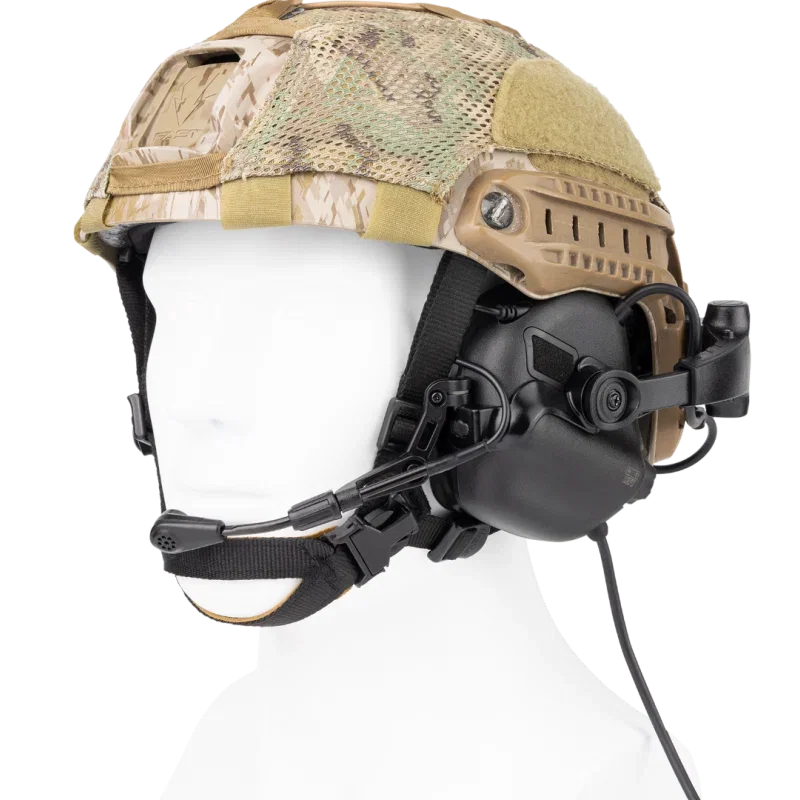 OPSMEN EARMOR M32X PLUS Kask Uyumlu Telsiz Girişli (Cayote Brown) Kahverengi Elektronik Atış Kulaklığı - Görsel 5
