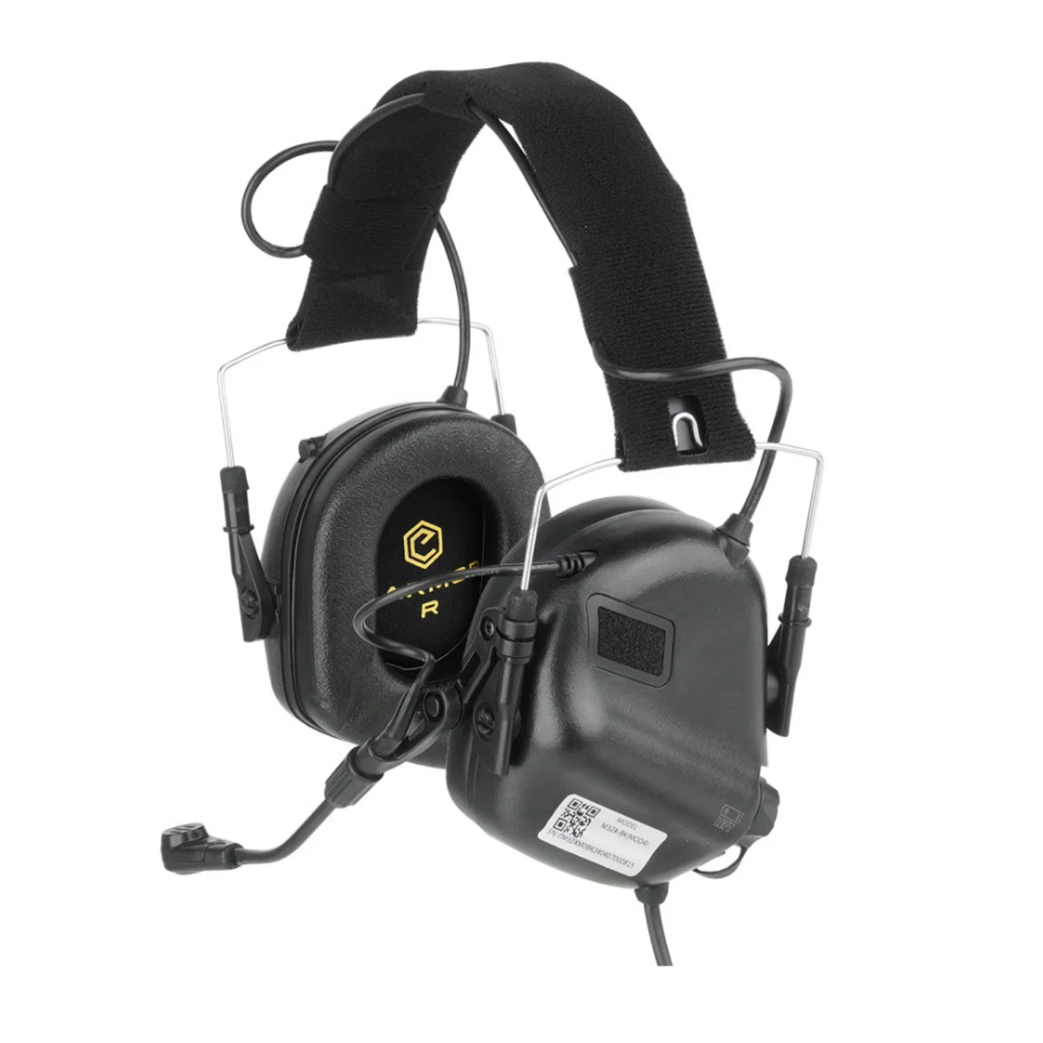 OPSMEN EARMOR M32X PLUS Kask Uyumlu Telsiz Girişli (Black) Siyah Elektronik Atış Kulaklığı - Görsel 6