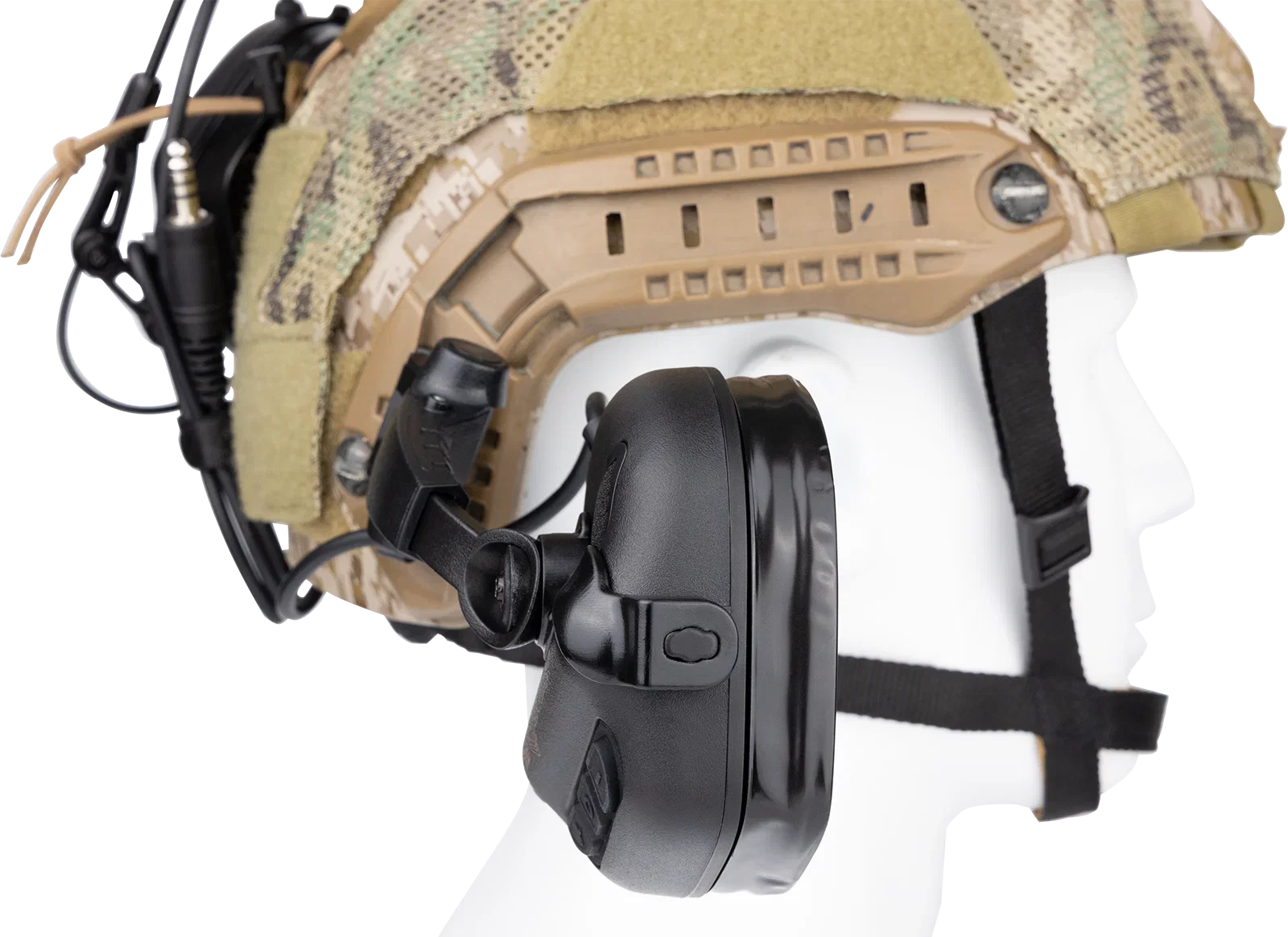 OPSMEN EARMOR M32X PLUS Kask Uyumlu Telsiz Girişli (Black) Siyah Elektronik Atış Kulaklığı - Görsel 8