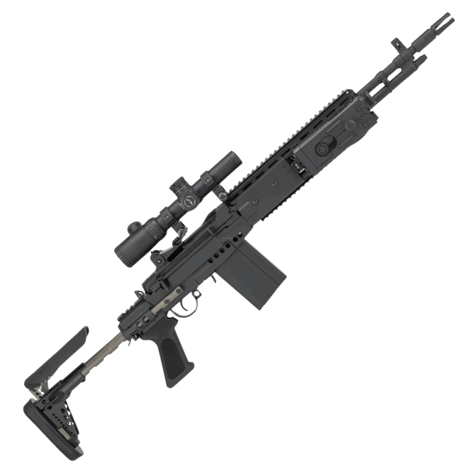 CYMA M14 EBR Black Marksman EBR Dipçikli Full Metal AEG Airsoft Tüfek – CM32G