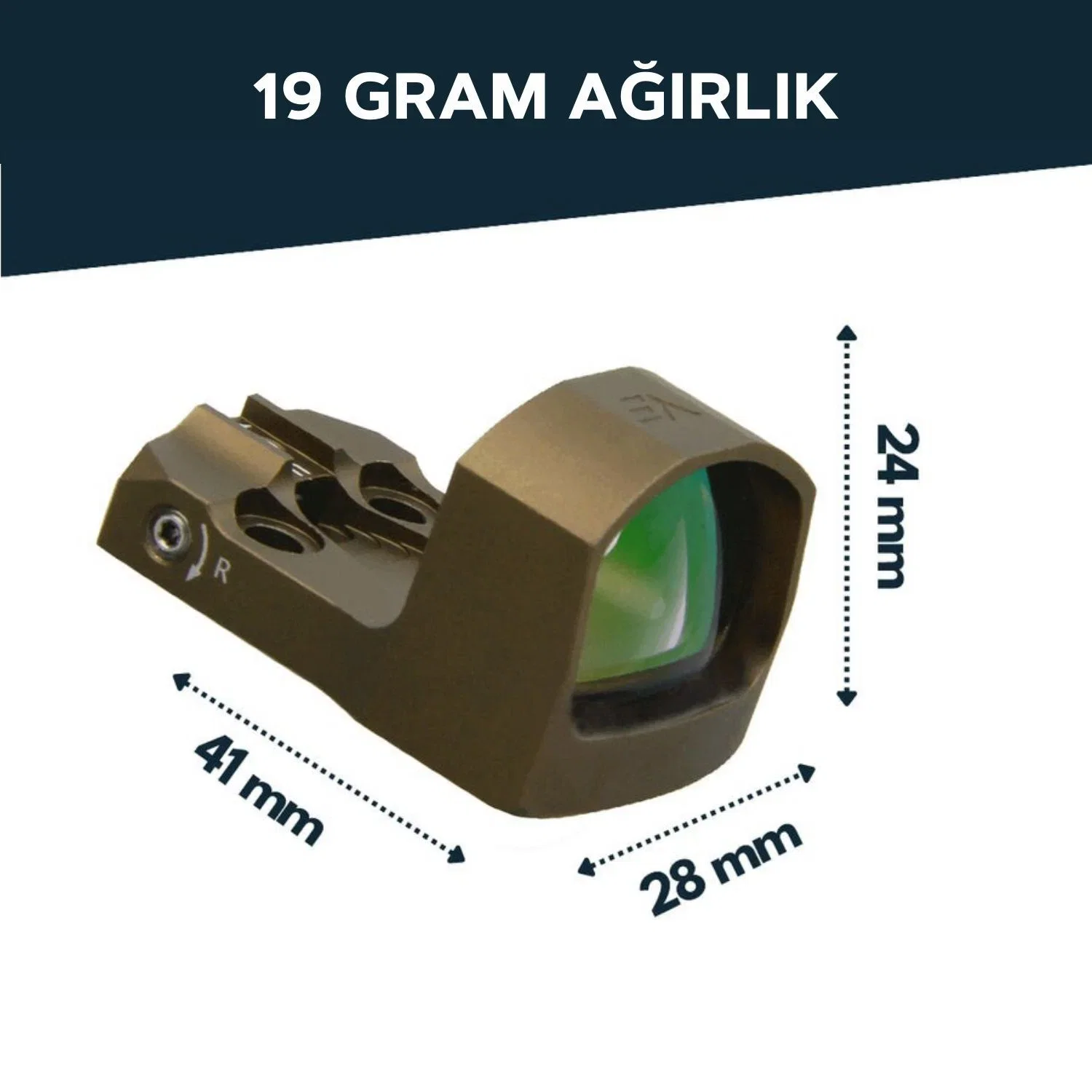 Vector Optics Frenzy-S 1x17x24 AUT Reflex Red Dot Nişangah - Görsel 3
