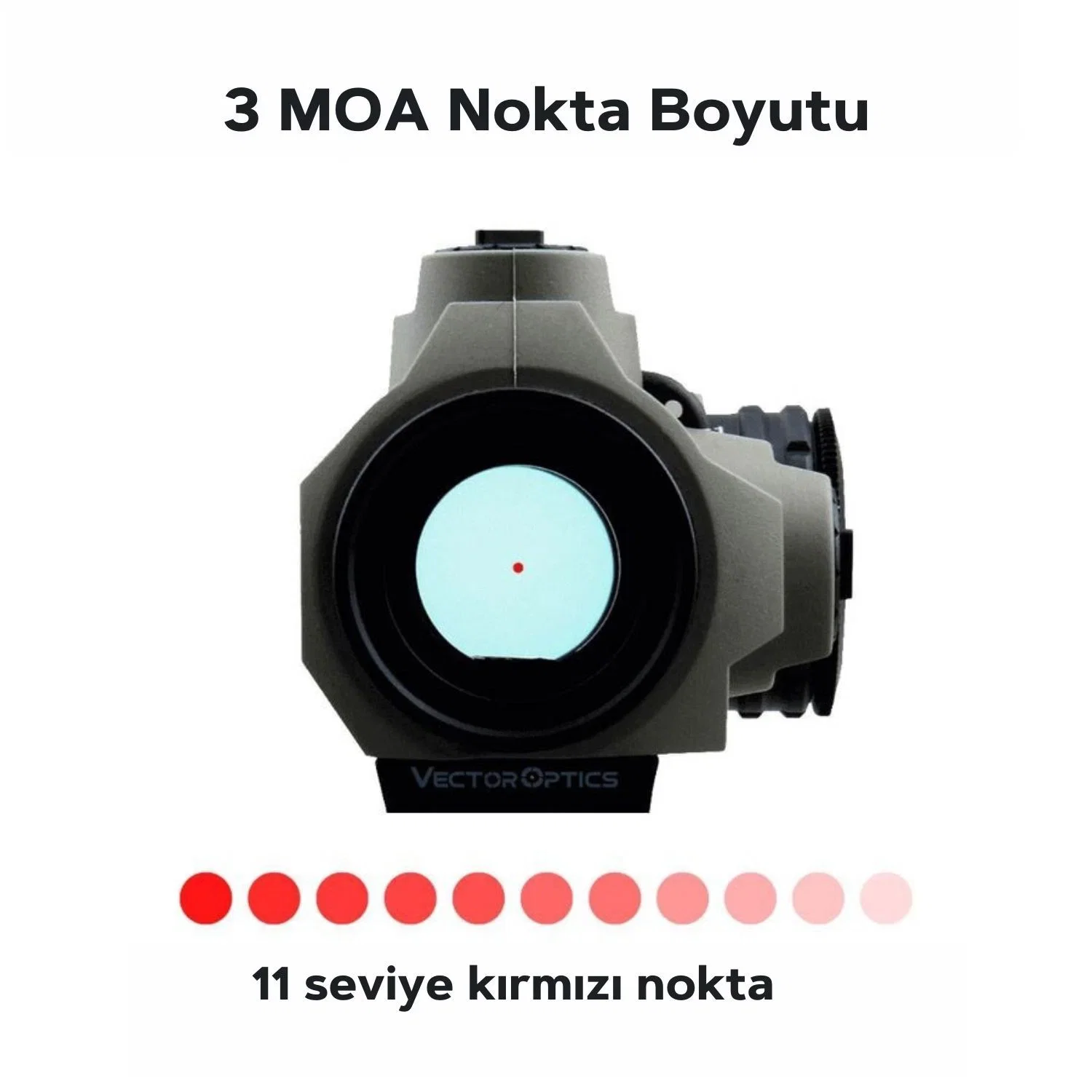 Vector Optics Maverick 1x22 S-SOP Red Dot Nişangah - Görsel 4
