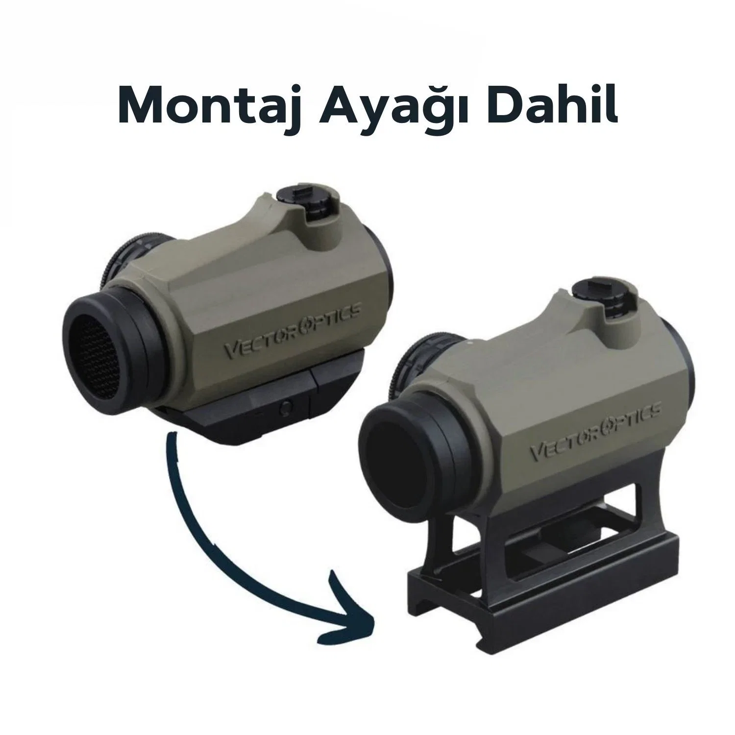 Vector Optics Maverick 1x22 S-SOP Red Dot Nişangah - Görsel 5