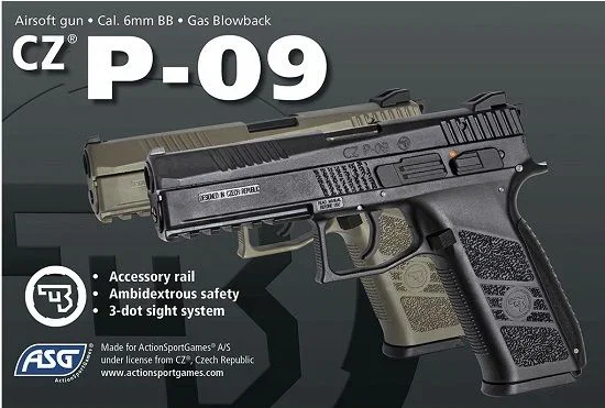 ASG CZ 75 P09 Duty Tan GBB Airsoft Tabanca - Görsel 6