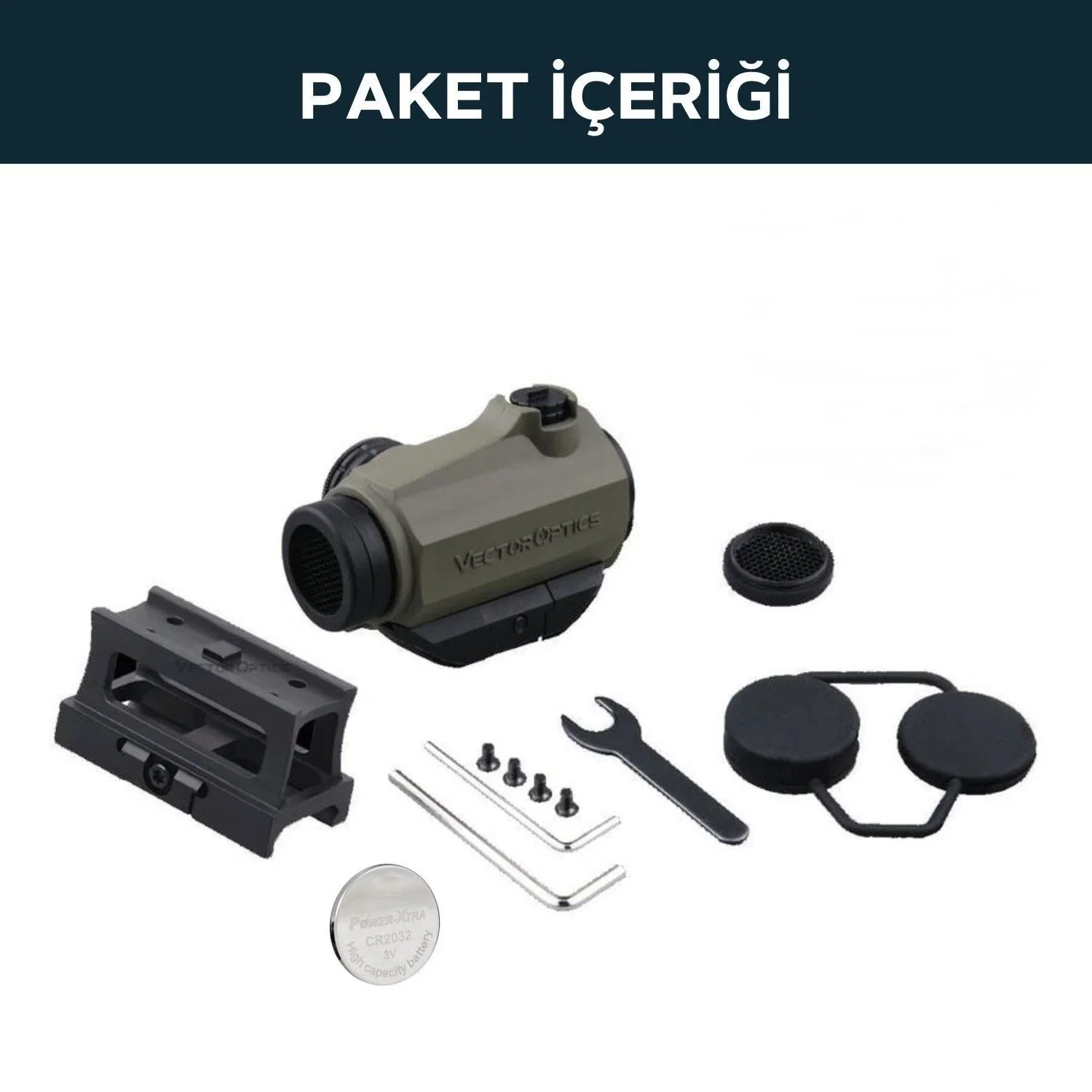 Vector Optics Maverick 1x22 S-SOP Red Dot Nişangah - Görsel 8